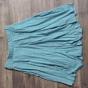 Solid Heathered Auqa Colored Small LuLaRoe Madison